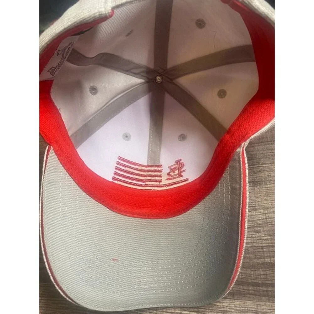 St Louis Cardinals Baseball Hat MLB Country Bob's American Flag Adjustble